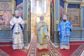 Exarhul Patriarhal al întregii Belarus a condus solemnitățile cu prilejul sărbătorii icoanei Maicii Domnului de Kazan în cadrul Mitropoliei de Vologda