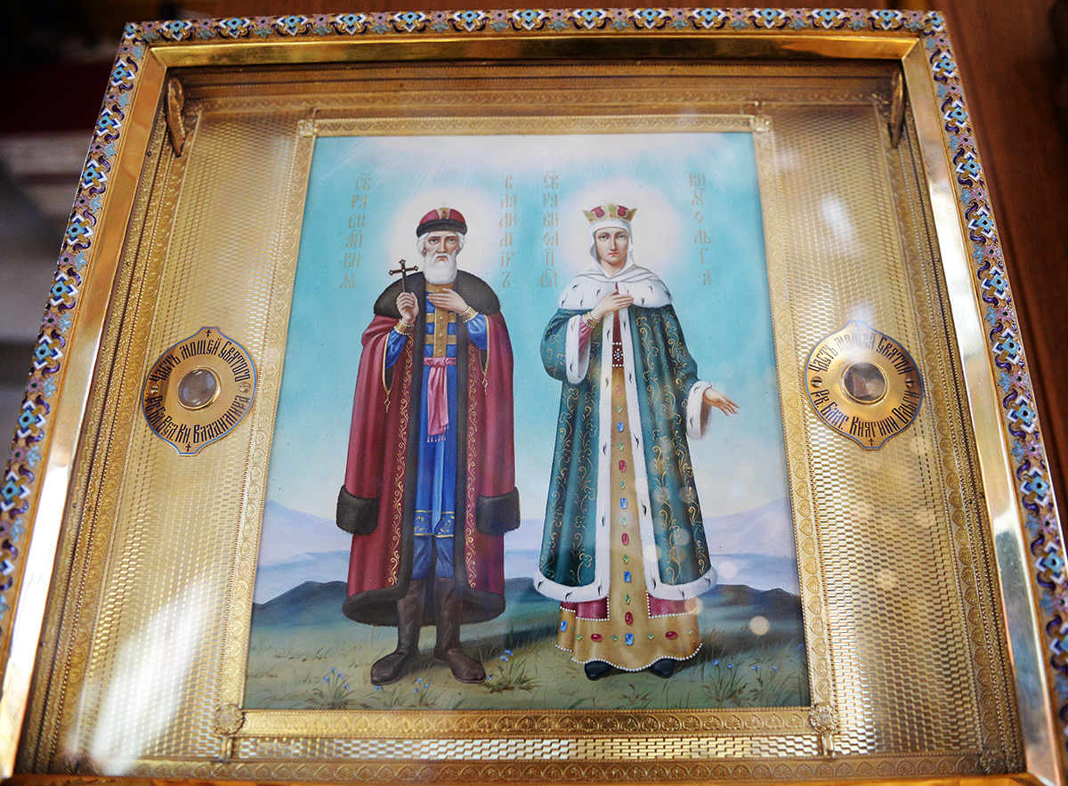 Освящение домового храма святого равноапостольного Владимира в Московском епархиальном доме