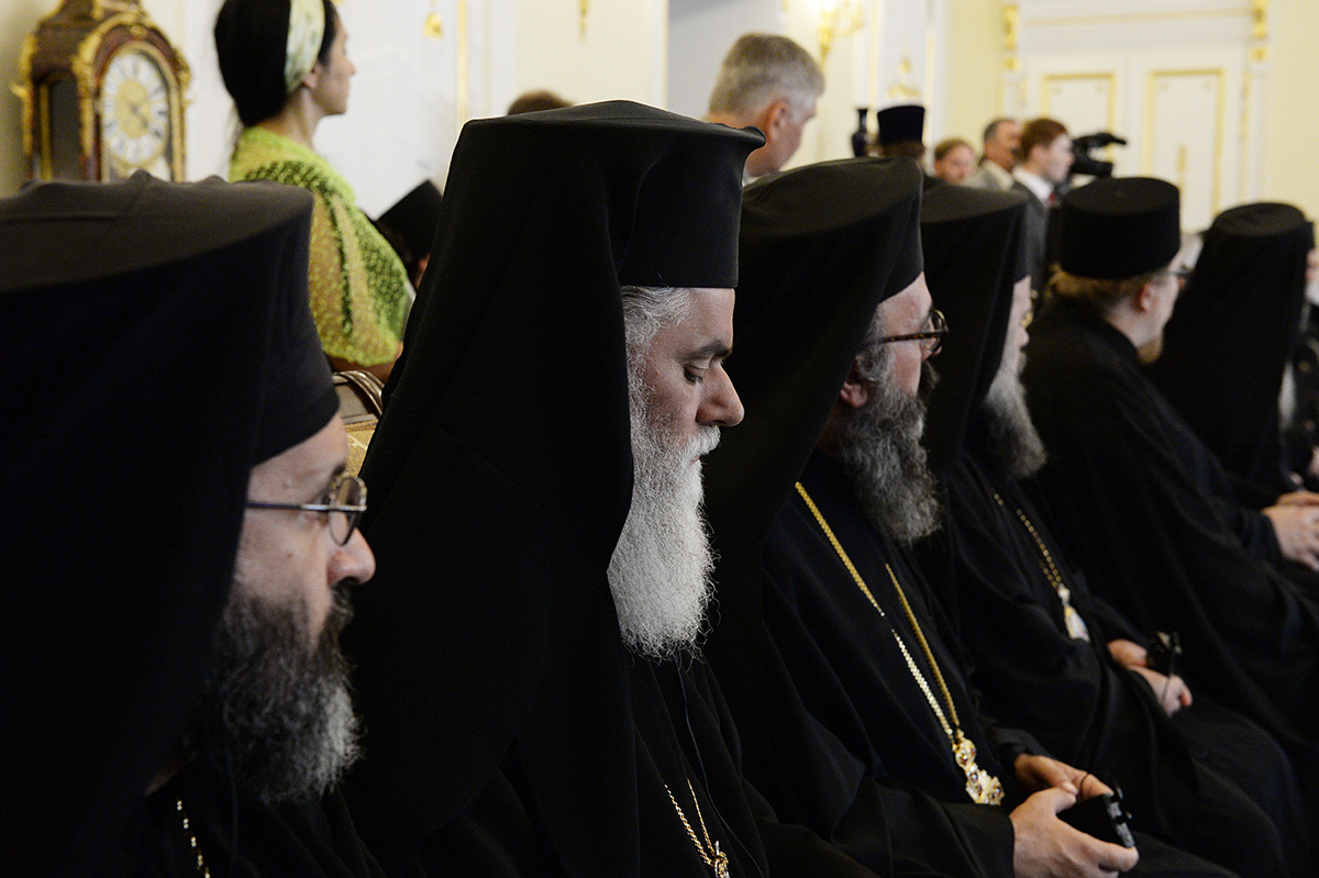 Встреча Святейшего Патриарха Кирилла с делегациями Поместных Православных Церквей