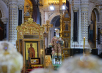 Dumnezeiasca liturghie la catedrala „Hristos Mântuitorul”, or. Moscova, de ziua aniversării a 1000 de ani de la adormirea sfântului întocmai cu apostolii cneaz Vladimir