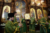 Патриарший визит в Нижегородскую митрополию. Всенощное бдение в Александро-Невском соборе в Нижнем Новгороде
