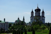 В день памяти прп. Серафима Саровского Предстоятель Украинской Православной Церкви совершил Литургию в Пантелеимоновом монастыре г. Киева