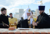 Vizita Patriarhului la Mitropolia de Ciuvașia. Punerea pietrei de temelie a bisericii în cinstea cuviosului Serghie de Radonej la Ceboksary