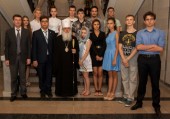 Глава Среднеазиатского митрополичьего округа возглавил церемонию открытия фотовыставки, посвященной 70-летию Великой Победы