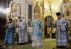 Slujirea Patriarhului în ajunul sărbătorii Adormirii Preasfintei Născătoare de Dumnezeu la catedrala „Hristos Mântuitorul”