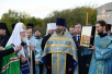 Vizita Patriarhului la Mitropolia Smolenskului. Te Deum-ul pe locul sfârșitului mucenicesc al sfântului dreptcredinciosului cneaz Gleb