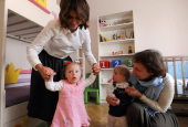 Casa de copii ortodoxă „Sfânta Elisabeta” a primit sub tutelă primii copii refuzați cu sindrom Down