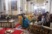 Ziua mutării moaștelor sfântului Alexandru Nevski a fost sărbătorită la Sanct-Petersburg