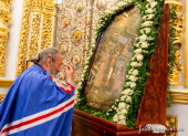 В день Собору преподобних отців Києво-Печерських Предстоятель Української Православної Церкви звершив Літургію в Києво-Печерській лаврі