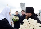 Întâistătătorul Bisericii Ortodoxe Ruse a sosit la Eparhia de Salehard