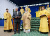 Vizita Patriarhului la Eparhia de Gorno-Altaisk. Liturghia pe piața centrală din Gorno-Altaisk
