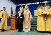 Патриарший визит в Горноалтайскую епархию. Литургия на центральной площади Горно-Алтайска