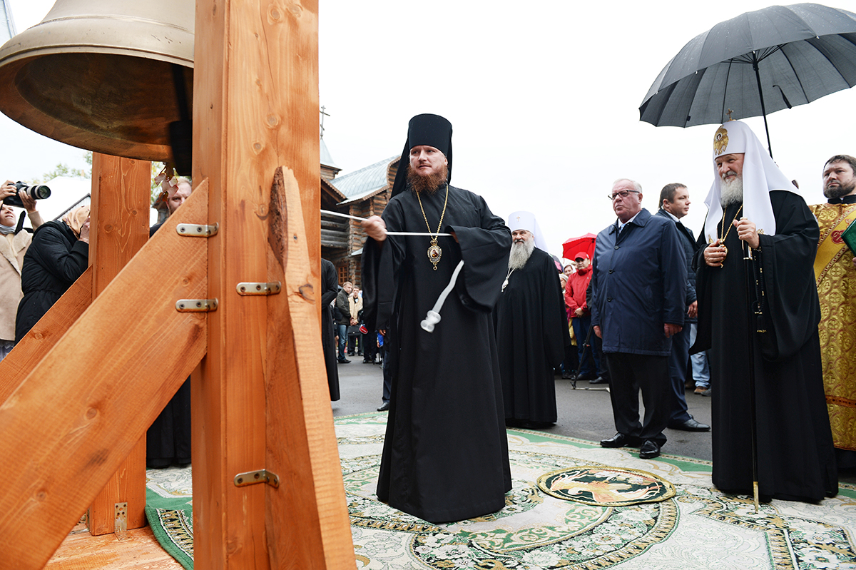Vizita Patriarhului la Eparhia de Gorno-Altaisk. Vizitarea catedralei „Sfântul cuvios Macarie al Altaiului” din or. Gorno-Altaisk