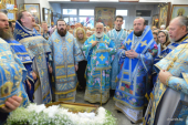 В праздник Рождества Пресвятой Богородицы Патриарший экзарх всея Беларуси возглавил церковные торжества в Солигорске