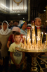 Privegherea în ajunul sărbătorii Înălțării Cinstitei și de Viață Făcătoarei Cruci a Domnului la catedrala „Hristos Mântuitorul” din Moscova