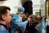 Vizita Patriarhului la Mitropolia Donului. Serviciul divin din ajunul sărbătorii Acoperământului Preasfintei Născătoare de Dumnezeu la catedrala ostășească „Învierea lui Hristos” din stanița Starocerkasskaya