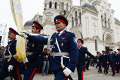 Cвятейший Патриарх Кирилл обратился к участникам смотра-парада Всевеликого войска Донского