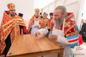 Предстоятель Украинской Православной Церкви освятил храм и часовню в пос. Бородянка Киевской области