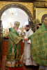 Slujirea Patriarhului la mănăstirea din Șamordino în cinstea icoanei Maicii Domnului de Kazan. Hirotonia arhimandritului Tihon (Șevkunov) în treapta de episcop de Egorievsk