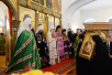 Slujirea Patriarhului la mănăstirea din Șamordino în cinstea icoanei Maicii Domnului de Kazan. Hirotonia arhimandritului Tihon (Șevkunov) în treapta de episcop de Egorievsk