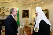 Святейший Патриарх Кирилл встретился с послом Нидерландов в России