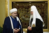 Состоялась встреча Святейшего Патриарха Кирилла с председателем Управления мусульман Кавказа шейх-уль-исламом Аллахшукюром Паша-заде
