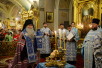 Slujirea Patriarhului în ajunul sărbătorii icoanei Maicii Domnului de Kazan la catedrala „Arătarea Domnului” din Elohovo, or. Moscova