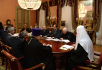 Встреча Святейшего Патриарха Кирилла с членами Бюро Президиума Всемирного русского народного собора