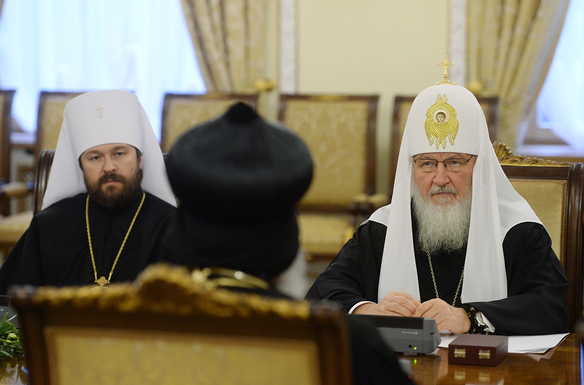 Întâlnirea Sanctității Sale Patriarhul Chiril cu șeful Bisericii Siro-Iacobite