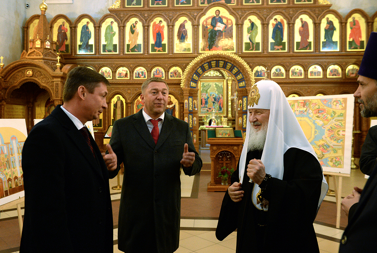 Vizita Patriarhului la Eparhia de Kaliningrad. Liturghia la catedrala din Kaliningrad. Hirotonia arhimandritului Matfei (Andreev) în treapta de episcop de Skopin și Șatsk