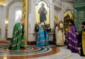 Preafericitul Patriarh Chiril a oficiat Liturghia la catedrala din Kaliningrad