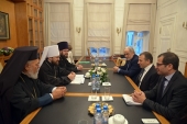 Președintele Departamentului pentru relațiile externe bisericești s-a întâlnit cu ministrul afacerilor externe al Libanului