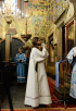 Slujirea Patriarhului de sărbătoarea Intrării în Biserică a Preasfintei Născătoare de Dumnezeu la catedrala „Adormirea Maicii Domnului” din Kremlinul Moscovei. Hirotonia arhimandritului Serafim (Savostianov) în treapta de episcop de Tarussa