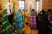 Slujirea Patriarhului la mănăstirea „Sfinții Boris și Gleb” din Anosino. Sfințirea catedralei în cinstea Sfintei Treimi. Hirotonia arhimandritului Foma (Mosolov) în treapta de episcop de Juguliovsk