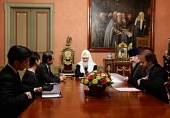 Sanctitatea Sa Patriarhul Chiril s-a întâlnit cu ambasadorul Japoniei în Rusia