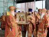18 мая. Патриаршее служение в Высоцком монастыре г. Серпухова. Крестный ход с чудотворной иконой Божией Матери «Неупиваемая Чаша»