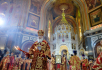 12 апреля. Пасхальная великая вечерня в Храме Христа Спасителя в Москве
