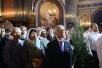 Патриаршее ночное богослужение в праздник Рождества Христова в Храме Христа Спасителя в Москве