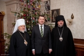 Відбулася зустріч митрополита Ризького і всієї Латвії Олександра з Президентом Латвійської Республіки Раймондсом Вейонісом