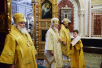 Slujirea Patriarhului în Duminica înainte de Arătarea Domnului la catedrala „Hristos Mântuitorul”, or. Moscova