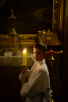 Патріарше служіння напередодні свята Хрещення Господнього в Богоявленському кафедральному соборі м Москви