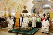 Патріарше служіння у Хрещенський святвечір в Храмі Христа Спасителя м. Москви