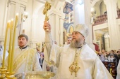 De sărbătoarea Dumnezeieștii arătări mitropolitul de Astana Alexandr a oficiat Liturghia la catedrala „Înălțarea Domnului” din Alma-Ata
