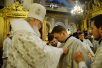 Патриаршее служение в праздник Крещения Господня в Богоявленском кафедральном соборе г. Москвы