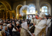 Патриаршее служение в праздник Крещения Господня в Богоявленском кафедральном соборе г. Москвы