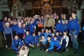 Акция по передаче Вифлеемского огня прошла в рамках межрегионального лагеря Братства православных следопытов в Костромской епархии