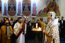 Предстоятелі Помісних Православних Церков звершили Літургію в храмі святого апостола Павла в Шамбезі