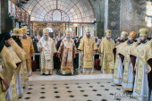 De ziua pomenirii noilor mucenici și mărturisitori ai Bisericii Ortodoxe Ruse Preafericitul mitropolit Onufrii a oficiat Liturghia în lavra Percerska din Kiev