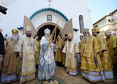 De sărbătoarea Întâmpinării Domnului Întâistătătorul Bisericii Ruse a oficiat Liturghia la biserica „Acoperământul Preasfintei Născătoare de Dumnezeu” în capitala Paraguay Asunción