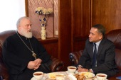 Вопросы сотрудничества обсудили в ходе встречи Патриарший экзарх всея Беларуси и Постоянный Координатор ООН в Беларуси